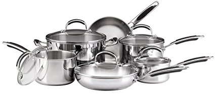 KitchenAid Cookware Set, Stainless Steel, 11-Piece