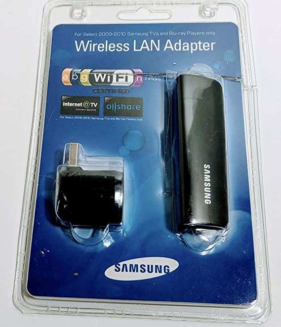 Samsung WIS09ABGN Wireless LINKSTICK WIS09ABGN2 USB LAN Adapter for SAMSUNG 2009-2010 & 2011 BLU-RAY Players, 2010 & 2011 SAMSUNG TVs