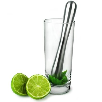 Stainless Steel Muddler by bar@drinkstuff | Modern Stylish Design Perfect for Mojitos!