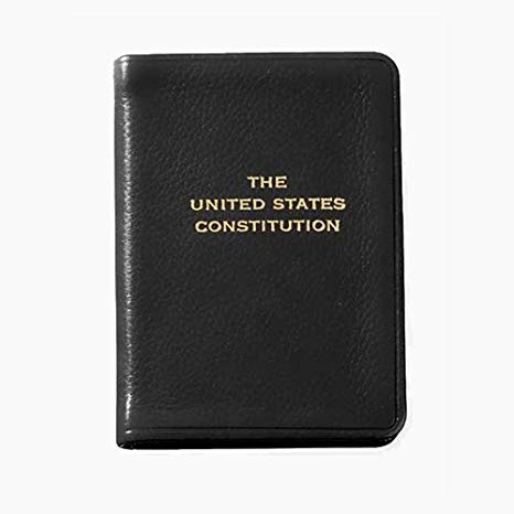 Graphic Image United States Mini Constitution, Genuine Leather, 2-3/4" X 3-3/4"