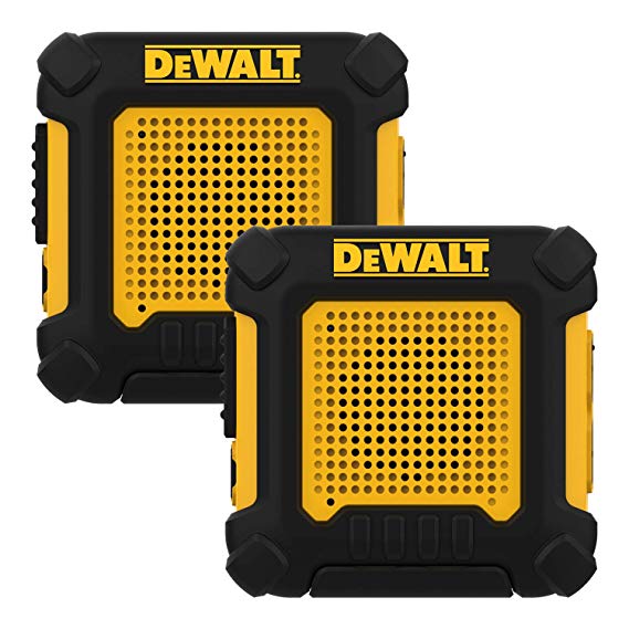 DEWALT DXFRS220 Wearable Walkie Talkies Heavy Duty Business Two-Way Radios, Hands Free, 1W of Power, Ultra Long Range Distance (Pair)