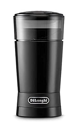 De'Longhi KG200 Electric Coffee Grinder, Stainless Steel Blade, 90g Coffee Bean Capacity, Black, small