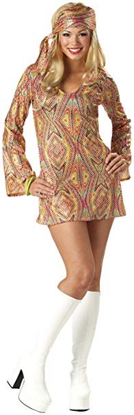 Adult Disco Dolly 70s Costume