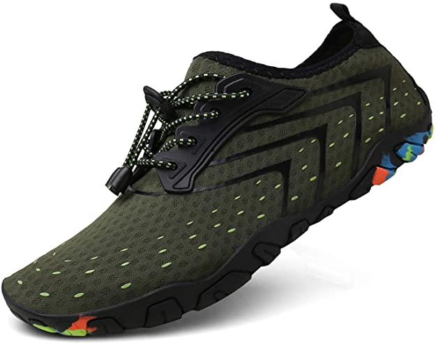 kealux Men Women Barefoot Quick-Dry Water Sports Shoes Multifunctional Sneakers with Drainage Holes for Swim, Walking, Yoga, Lake, Beach, Garden, Park, Driving, Boating