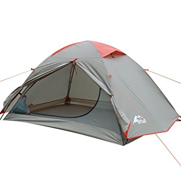 Camping tent, Portable Folding Waterproof Outdoor tent for hiking climbing Dome Durable Camping for 1-3 Persons