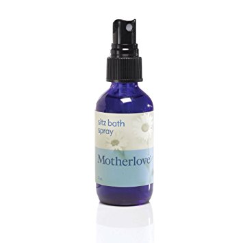 Motherlove Sitz Bath Spray Certified Organic Soothing Herbal Spray for After Child Birth, 2oz Spray Bottle