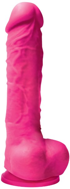 Colours Pleasures Silicone Dong Dildo, Pink, 5 Inch