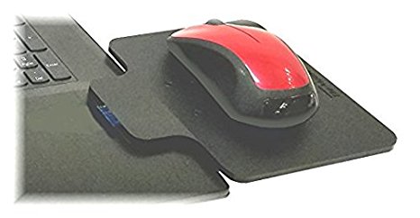 Creator's Mouse Ledge Platform Laptop Computer Extension Surface - Attaches Directly To Either Side Of Your Laptop
