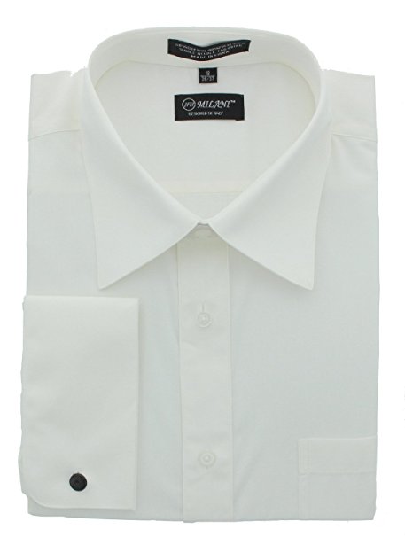 Milani Standard Fit Dress Shirt With French Cuffs