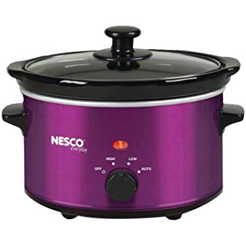 Nesco SC-150V Oval Slow Cooker, 1.5-Quart, Violet