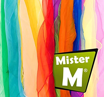 12 Juggling / Dancing Scarves   FREE online instructional Video by Mister M