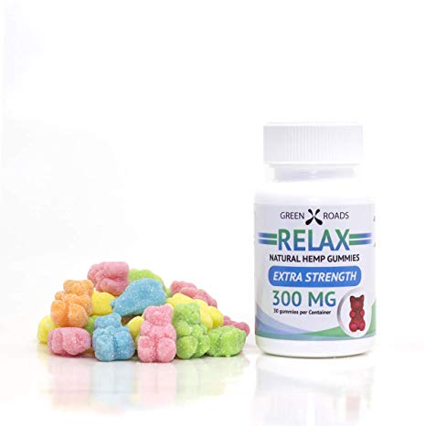 Green Roads Relax Gummies, Extra Strength, 300mg, 30 Count