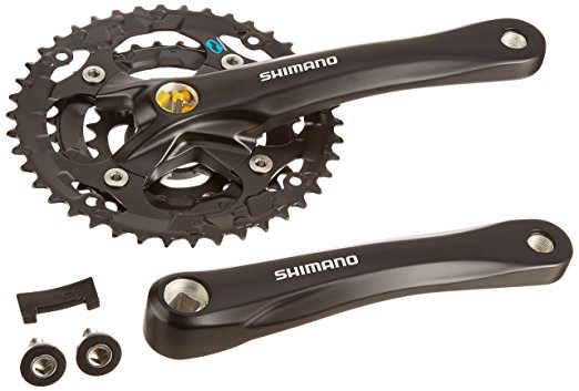 Shimano M361 Hybrid Crankset (Black)