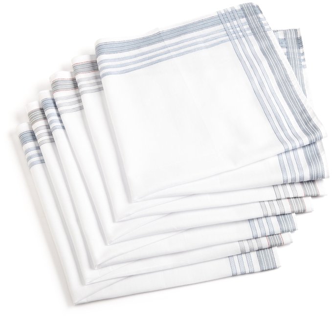 Dockers Men's 6 Piece Hankie Fashion Pack