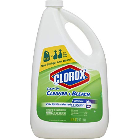 Clorox Clean-Up All Purpose Cleaner with Bleach, Refill Bottle, Original, 64 Ounces