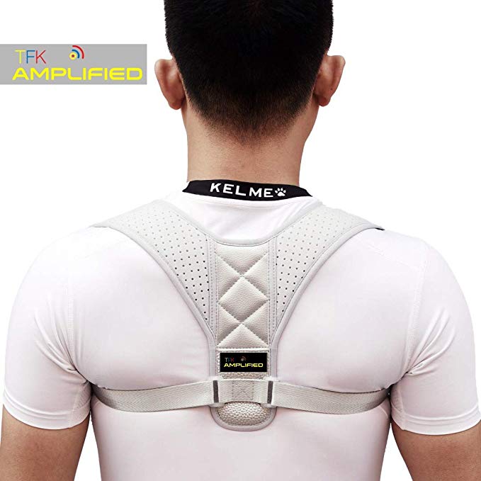Posture Corrector for Men and Women - Upper Back and Neck Support for Natural Pain Relief - back support brace for women and men - upper adjuster Back & Shoulder -Includes Bonus Therapy Band