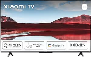 Xiaomi TV A Pro 2025 43" - Smart TV 4K QLED, Google TV, Control por Voz, Dolby Vision, Negro