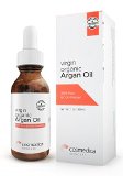 New Organic Pure 100 Percent Argan Oil-- Virgin Cold-Pressed Moroccan Miracle Argan Oil -- Heal Dry Skin Soothe Cuticles Best Argan for Hair-- Suitable for All Skin Types
