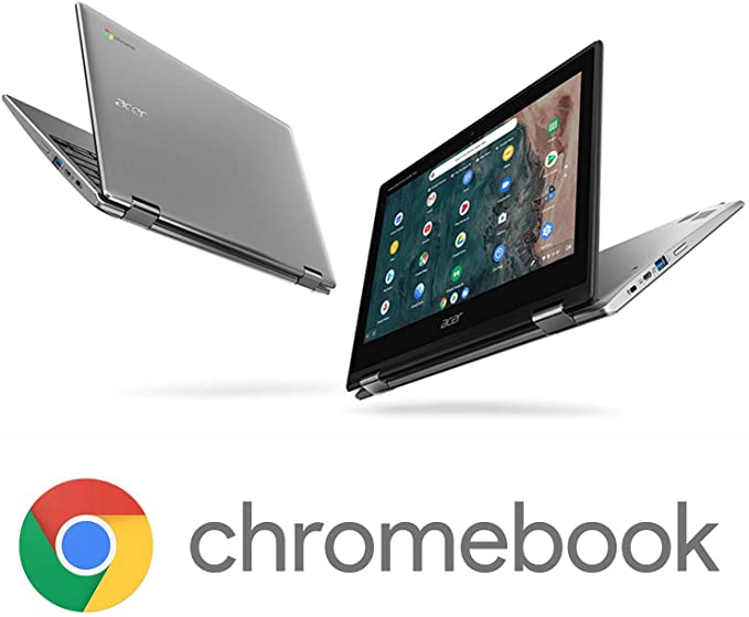 Acer Chromebook Spin 311 Convertible Laptop, Intel Celeron N4020, 11.6" HD Touch, 4GB LPDDR4, 32GB eMMC, Gigabit WiFi 5, Bluetooth 5.0, Google Chrome, CP311-2H-C679