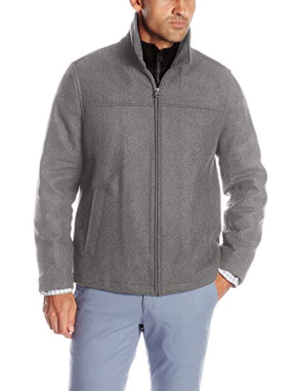 Dockers Men's Logan Wool Blend Open Bottom Bib Jacket