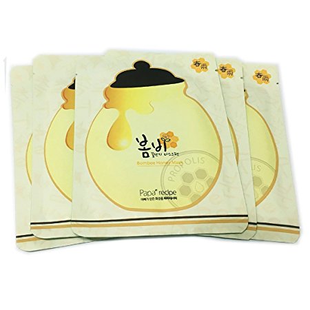 Papa Recipe Bombee Honey Mask Pack 5pcs