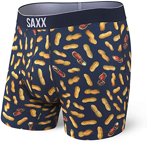 Saxx Men's Underwear – Volt Boxer Briefs with Built-in Ballpark Pouch Support – Workout Underwear for Men