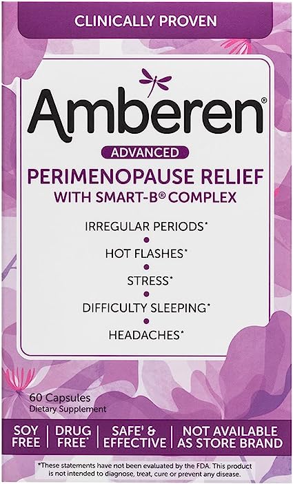 Amberen®: Safe, Multi-Symptom Perimenopause Relief