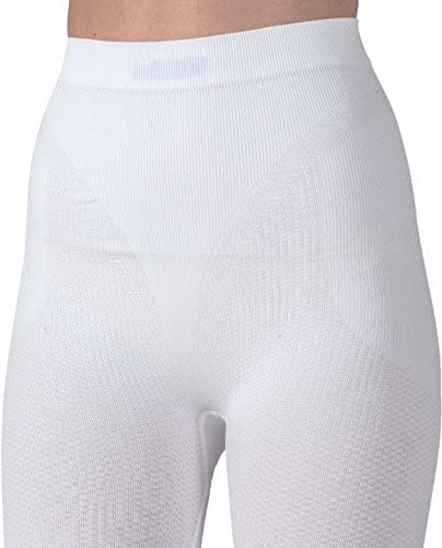 CzSalus Anti Cellulite Slimming Short Pants   Silver - White Size L