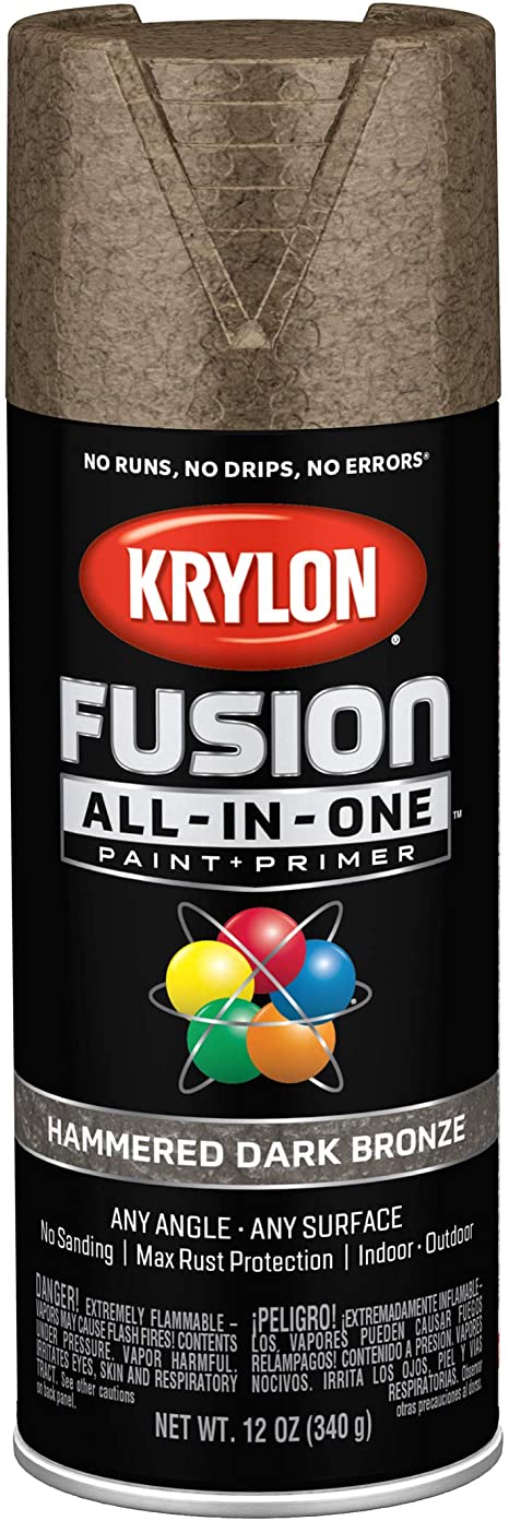 Krylon K02787007 Fusion All-In-One spray-paints, Dark Bronze
