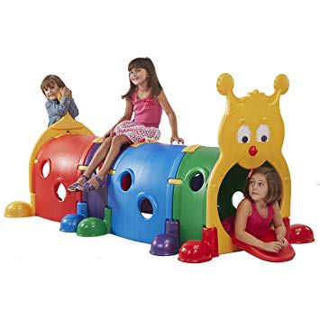 ECR4Kids GUS Climb-N-Crawl Caterpillar Indoor/Outdoor Fun Play Structure for Kids, Primary