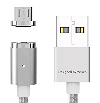 Wsken Mini1& Mini2 USB Cable Magnetic LED Display USB Sync and Fast Charger Cable (Mini 2 for Android)