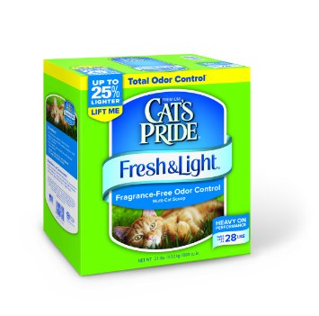 Cat's Pride Fresh and Light Premium Fragrance Free Scoopable Cat Litter