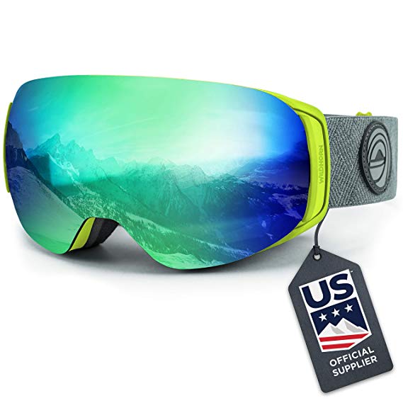 Wildhorn Roca Snowboard & Ski Goggles - US Ski Team Official Supplier - Interchangeable Lens - Premium Snow Goggles