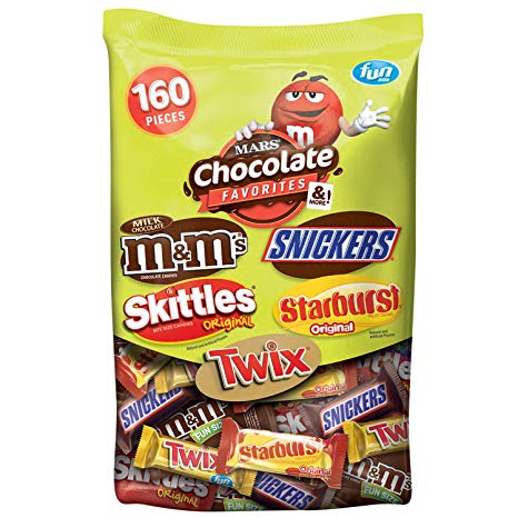 MARS Chocolate and More Halloween Candy Variety Mix 72.83-Ounce Stand-up Bag