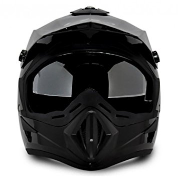 Vega Offroad Gloss Black Men's Full Face Helmet