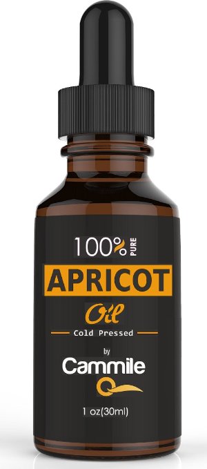 Apricot Kernel Oil - Pure and Cold Pressed - Natural Moisturizer for Skin Hair and Face - Also Used As a Carrier Oil - 100  Money Back Guarantee