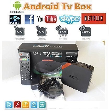 2015 MXQ tv boxleelboxandroid tv boxKodi Pre installed Amlogic S805 Quad Core Android 44 1gb RAM 8gb Flash Support Wifi Smart tv box