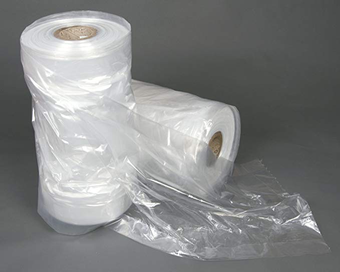 50 Polythene Garment Covers Dry Cleaner Bags 24" x 54"