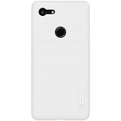 Nillkin Google Pixel 3 XL Case, Frosted Shield Hard Case Back Cover [Support Wireless Charging] for Google Pixel 3 XL - White