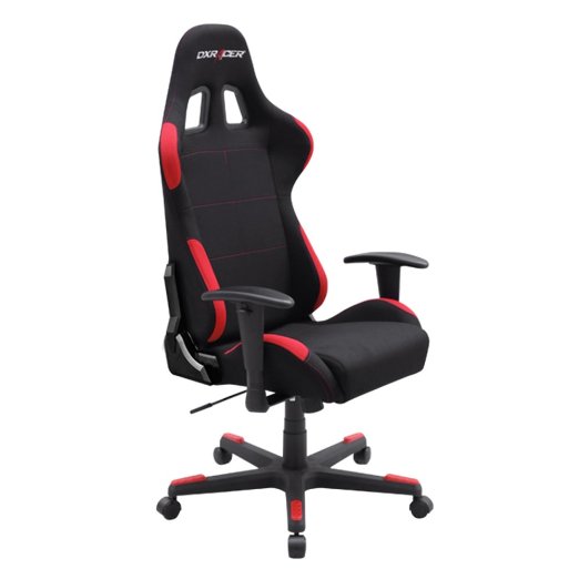 DXRacer Formula Series DOHFD01NR Newedge Edition Racing Bucket Seat Office Chair Gaming Chair Ergonomic Computer Chair eSports Desk Chair Executive Chair Furniture With Pillows BlackRed
