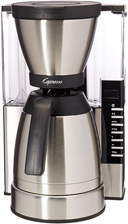 Capresso 498.05 MT900 Rapid Brew Coffee Maker, Stainless Steel