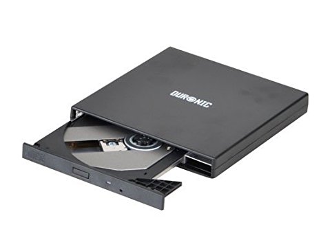 Duronic - Slimline USB External CD RW DVD ROM Drive for Laptops, Desktop and Netbooks