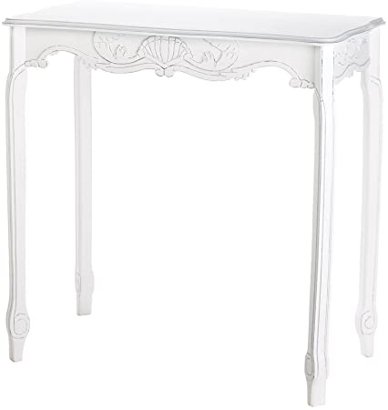 VERDUGO GIFT 57071681 ETCHED HALL TABLE, 31x15x30, White