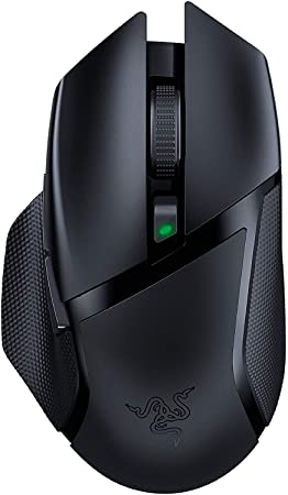 Razer Basilisk X Hyperspeed Wireless Gaming Mouse: Bluetooth & Hyperspeed Wireless Compatible | 6 Programmable Buttons | 16000 DPI Optical Sensor - Matte Black - RZ01-03150100-R3A1