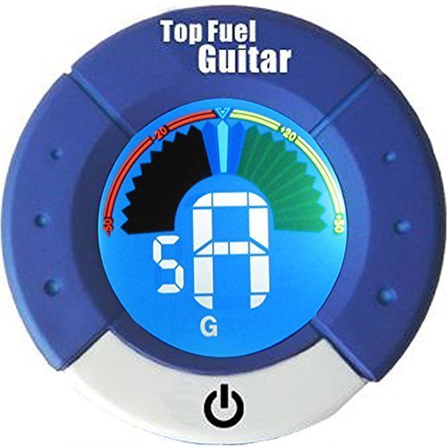 Top Fuel Guitar TFG-326 Clip on Guitar Tuner - Fast Accurate Tuning 100% Guaranteed! NEW Bright Color Display - 360 Degree Swivel - Snark Like All Instrument Chromatic Tuning - Electric Acoustic Bass Ukulele Violin Banjo Mandolin Dobro Bluegrass - Perfect Gift!