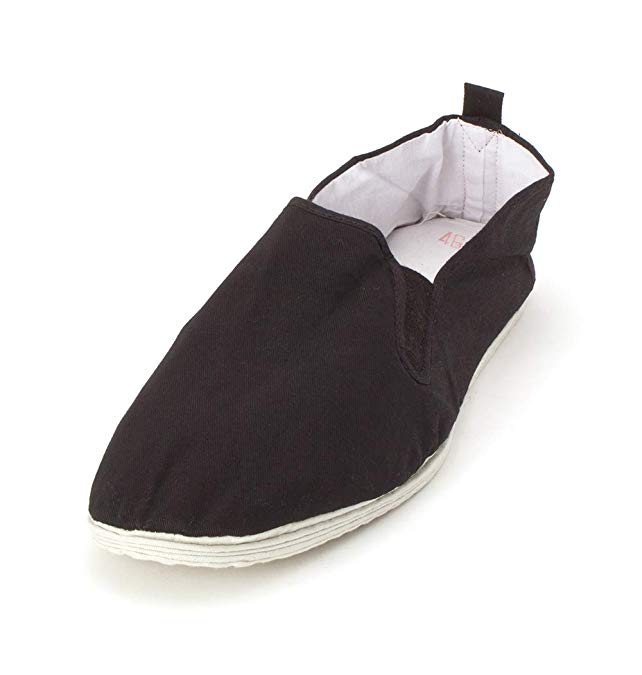 Cotton Sole Mens Kung Fu Closed Toe Slip On Shoes