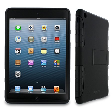 rooCASE eXTREME Hybrid (Black) TPU Shell Case for Apple iPad Mini with Retina Display Tablet