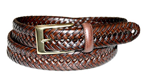 Dockers Men's 1 3/16 in. Glazed Top Braided Belt