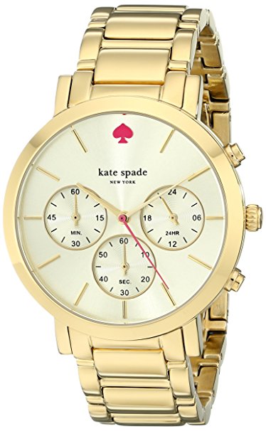 kate spade new york Women's 1YRU0715 Gramercy Grand Gold-Tone Bracelet Watch