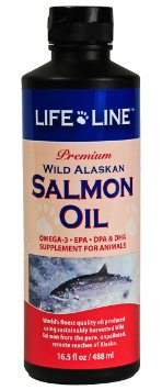 Life Line Wild Alaskan Salmon Oil for Dogs and Cats